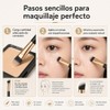 Pincel Corrector Profesional Cosmético de Cerdas Suaves para Aplicación Precisa