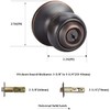 NEWBANG Entry Lock for Exterior Door, Ball Style Keyed Entry