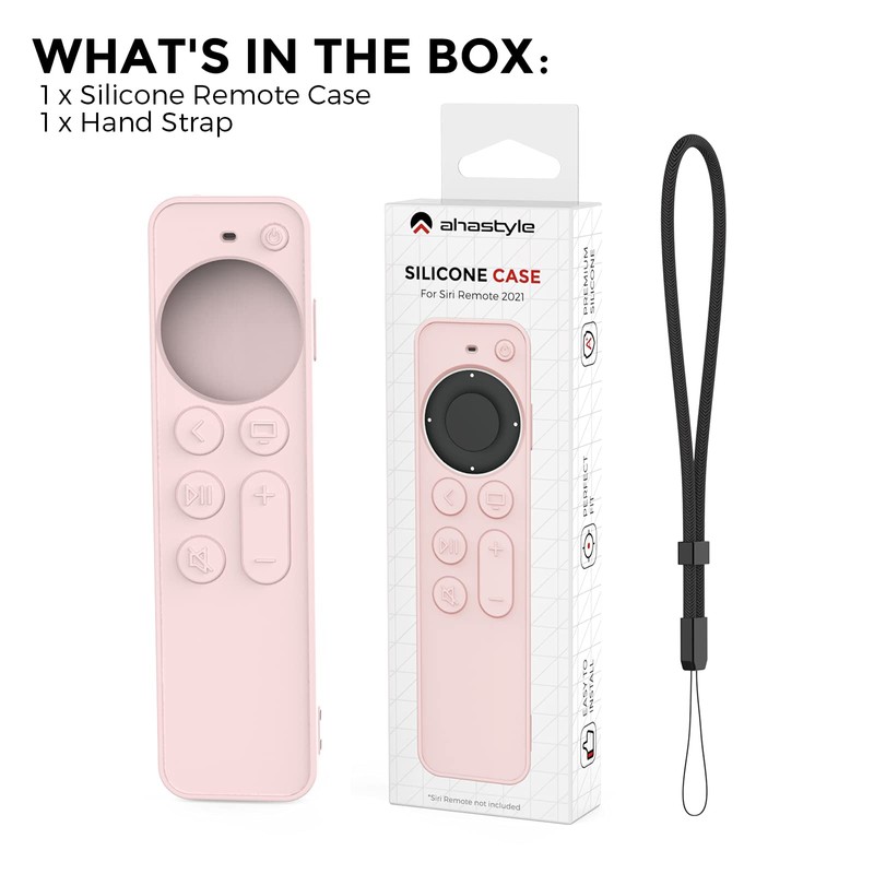 AhaStyle Protective Case for 2021 Apple TV Siri Remote 4k,