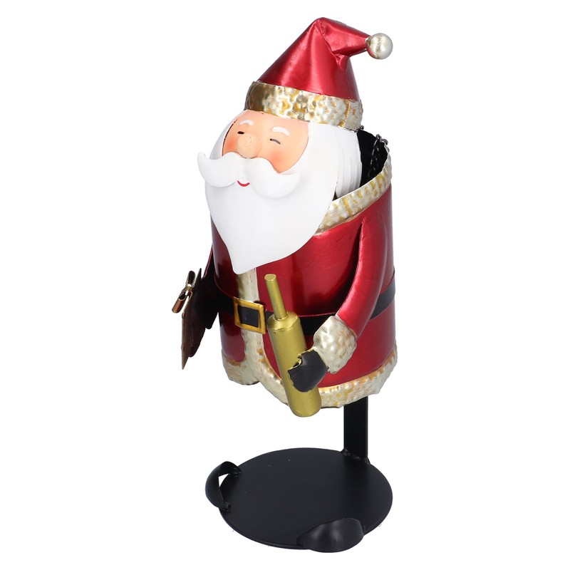 Santa Claus Wine Rack Innovative Dinning Table Decoration Ornament for