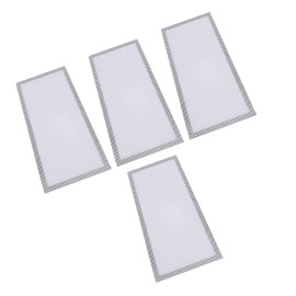 Magnetic Floor Register Vent Cover Strong PVC MESH 5.5x12 INCH Wall Ceiling Floor Home (White)