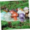 Kisangel 20pcs Mushroom Decor Mushroom Statues for Home Office Restaurant