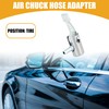 Partuto 1 Pc 6mm Universal Air Chuck Hose Adapter -
