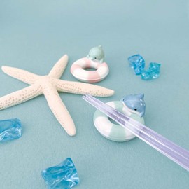 Decorle MG-38761 Uchiwa Chopsticks Rest Iraka Approx. 1.7 x 1.9 x 1.1 inches (44 x 47 x 27 mm)