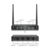 Debra Audio Pro UHF 4 Channel Wireless Microphone System with