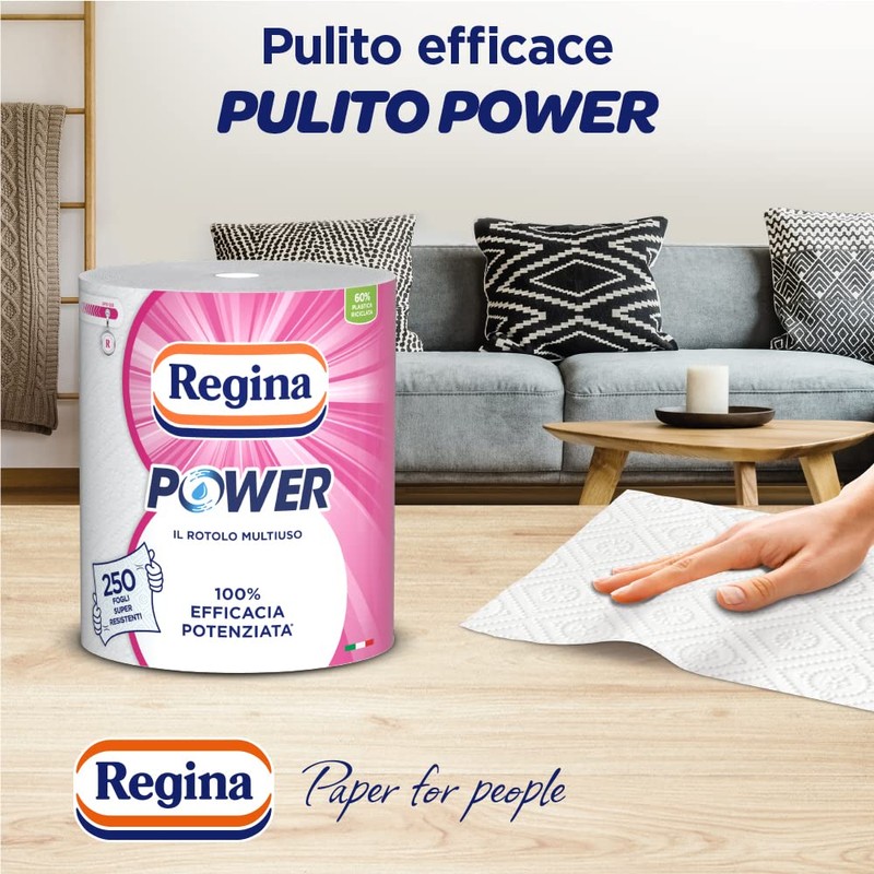 Regina Power Multi-Purpose Paper 250 Sheets 2 Ply Ideal for