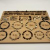 NOAVAOL Bead Boards for Jewelry Making, Combi Bamboo Beading Board