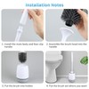 RV Toilet Bowl Brush and Holder, Silicone Toilet Bowl Brush