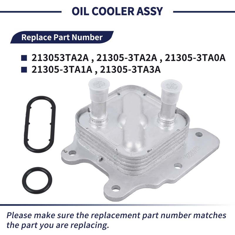 Magimaker 213053TA2A Oil Cooler Assy Compatible with Nissan Rogue 2014-2020