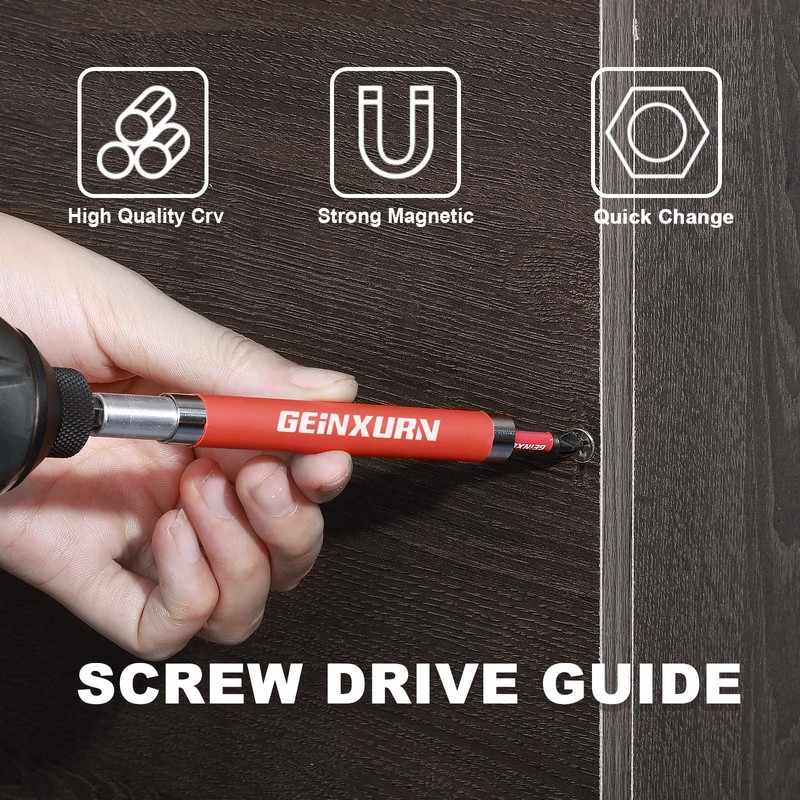Geinxurn 5 PCS Drive Guide with Self Retracting Sleeve, Mixed