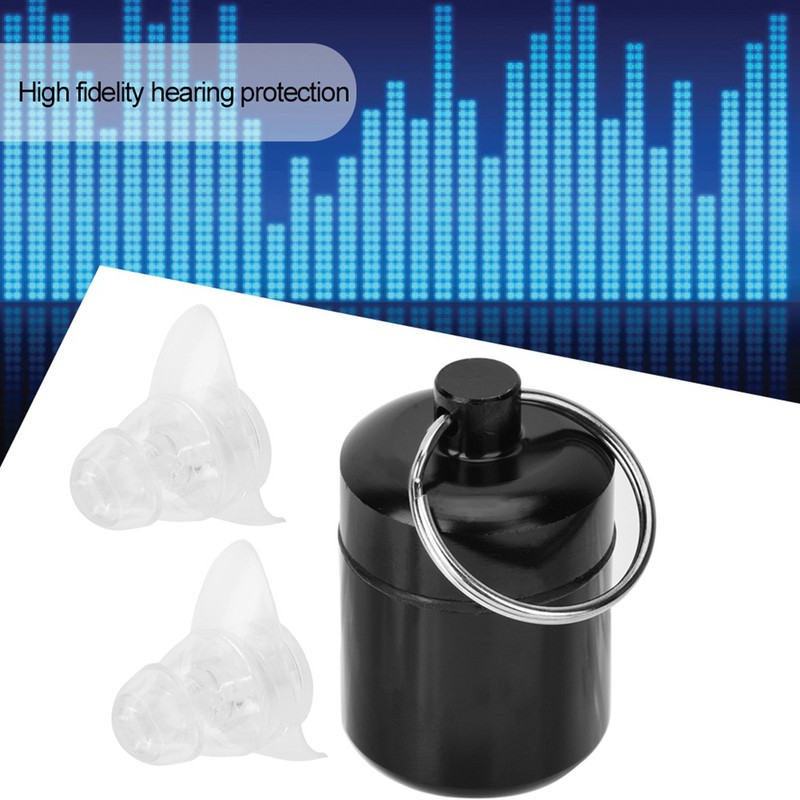 High Fidelity 27dB Anti noise Earplugs Concert Music Festival Hearing