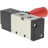 PRO SOURCE 5-Way 2-Position Manual Mechanical Air Valve: Lever/Spring Actuator,