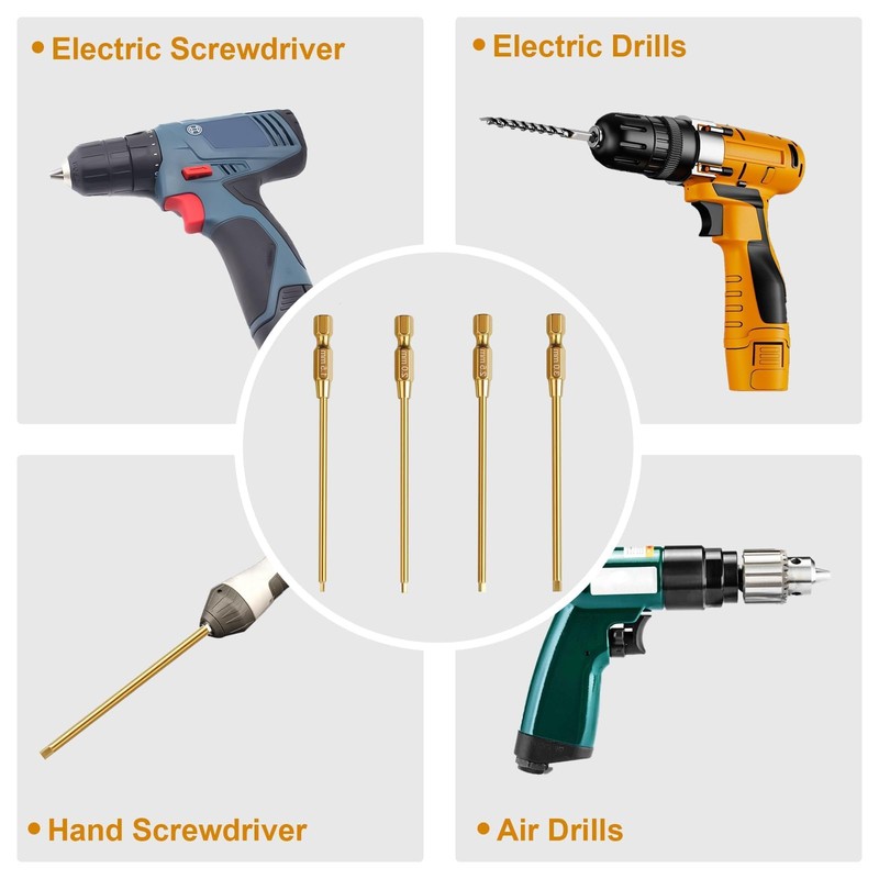 Bamyli RC Tool Set, 4 in 1 Allen Hex Screwdriver