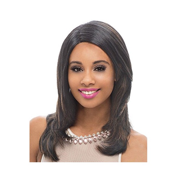 Janet Collection Natural Super Flow Synthetic Deep Part Lace Front Wig GRACE (OET1B/27)
