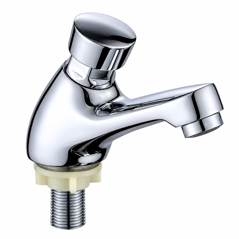 G1/2 BSPP Self-Closing Basin Faucet for 32–35mm Mounting Holes –