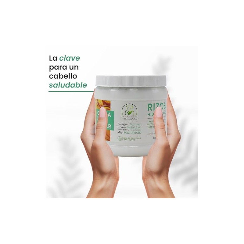 Productos Mart México Crema Hidratante Para Rizos (1 Kilo)