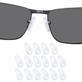 DROGO Silicone Replacement Nose Pads for Oakley Eyeglass/Sunglass Conductor 6 OO4106/Conductor 8 OO4107/Savitar OO6047/Tincup OX3184/Tincup Carbon OX5094/Tincup 0.5 Ti OX5099/Deadbolt OX5141-8 Pairs