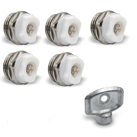 Bleed Valve 1/2 Inch Quick Bleeder Brass (5) + Bleed Key