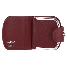 Golden Head Polo RFID Protect French Coin Purse Wallet Red, red