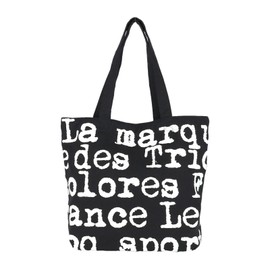Cox Sportif 36798 Tote Bag, Handbag, Mother Bag, Canvas Tote Bag, Big Logo, Black, Free size