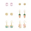 Madison Tyler 6 Pairs Easter Earring Set | Cute Bunny