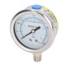 Vacuum Pressure Gauge Shockproof Radial Stainless Steel Case for Industrial