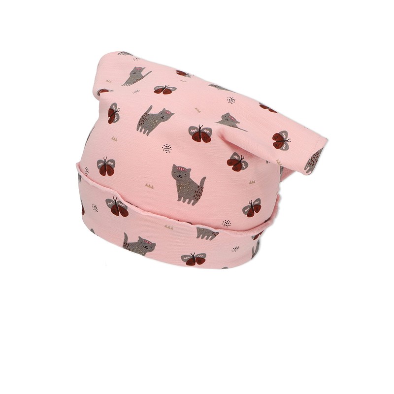 Sterntaler Girls' Headscarf Miezi Sun Hat, pink