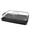 Vayepro Griddle Glass Lid for Lodge 10.62-inch x 16.14-inch Cast