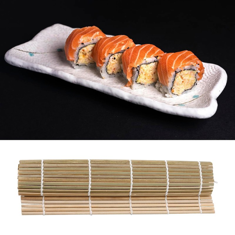 Tabanzhe Sushi Bamboo Mat - Nature Bamboo Rolling Mat Safety