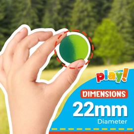 35pk Small Bouncy Balls for Kids Party Bags 22mm, Fun Party Fillers for Kids Party Bags, Bouncy Ball Party Bag Fillers for Kids Unisex, Rubber Balls for Kids Party Bag Fillers Boys Toys