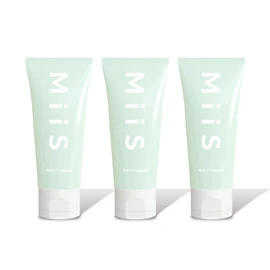 MiiS Whitey Cream (Set of 3) Shiny Muscat Toothpaste Whitening Popular Home Gift Non-Abrasive Self Clay Mil-Tech Abrasive Free Refreshing