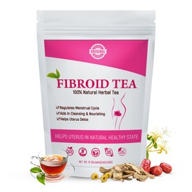Laicuherb Women’s Herbal Fibroid Comfort Tea, Gentle Floral Blend for Daily Relaxation & Warmth, 10 Teabags, Natural Herbal Beverage