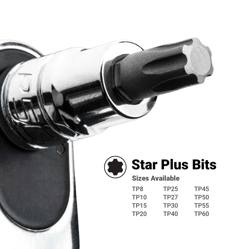 Capri Tools TP10 Star Plus Bit Socket, 1/4 in. Drive