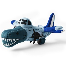 Tralalero Tralala Plush Figure, Funny Italian Brain Red Cuddly Toy Shark, Soft Plush for Children and Adults, Tung Tung Tung Sahur Figure, Gift for Gaming Fans and Collectors (Bombardiro Crocodilo)