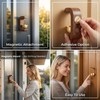 1 Pack Magnetic Brass Doorbell, Clear Sound Door Chime, Hands-Free