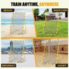 Volleyball Rebounder Net 7x4 Ft, 5-Angle Adjustable Rebounder Net for
