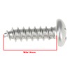 SG Store 20pcs M4 x 14mm License Plate Light Screws