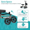 ELENKER All-Terrain Knee Scooter, Foldable Knee Walker, Better Alternative to