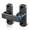 Barn Door Lock,90/180 Degree Flip Latch Lock,Easy Installation,Zinc Alloy Security