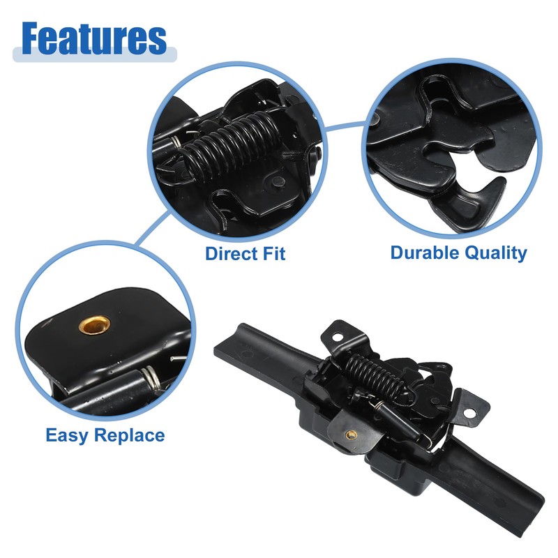 ACROPIX Car Hood Latch Front Hood Latch Assembly Fit for