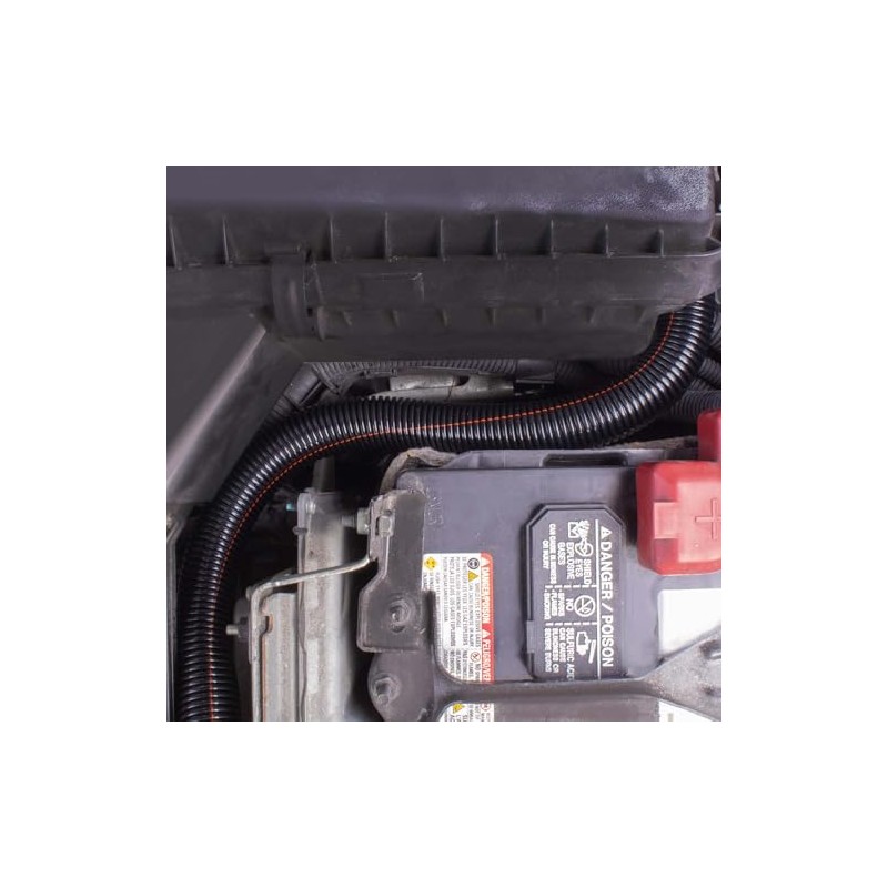 Electriduct 3/8" UV Rated Flame Retardant Wire Loom Black Nylon