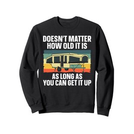 Best Pop Up Camper Art For Men Women Pop Up Trailer Camping Sweatshirt