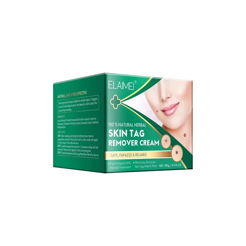 Crema Removedora De Lunares, Verrugas Y Manchas 100% Natural
