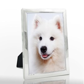 DECANIT 3.5x5 Picture Frames Silver Metal Photo Frames For Tabletop Display and Wall Decoration-Best Gifts For Family