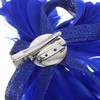 Luxshiny Royal Blue Fascinator Hair Clip 14 cm