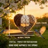 LUOBEIYAOHL Handmade Fiber Bird Nesting Heart Build Birdhouse Wool Material