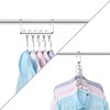 Bloberey Space Saving Hangers 6x2 Slots Metal Magic Cascading Hanger
