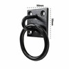 SUL Heavy Duty Ring on Plate with Black Coating, Horse