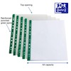 Oxford Heavy Duty Punched Poly Pockets, Clear, Box of 100