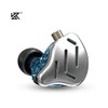 G.K KZ Zax Metal Headset 7BA+1DD Hybrid 16 Drivers Auriculares